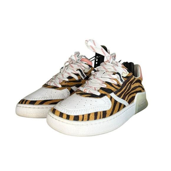 Womens Coach Citysole Court Sneaker Leopard White Size 6.5 - Picture 2 of 6